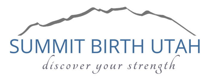 Logo for Summit Birth Utah, doula services for Utah County